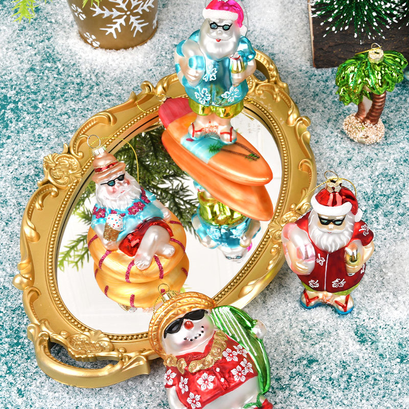Decoraciones navideñas, vitral pintado, árbol de coco, árbol de Navidad, adornos creativos, arreglos de escena, colgantes