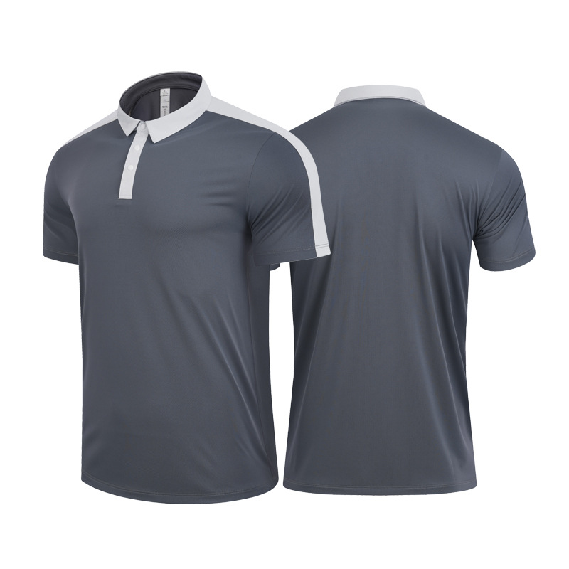 Ropa de secado rápido para hombres y mujeres al aire libre ocio deportes solapa camisa de manga corta Camisa de polo moda Tenis Golf ropa de entrenamiento