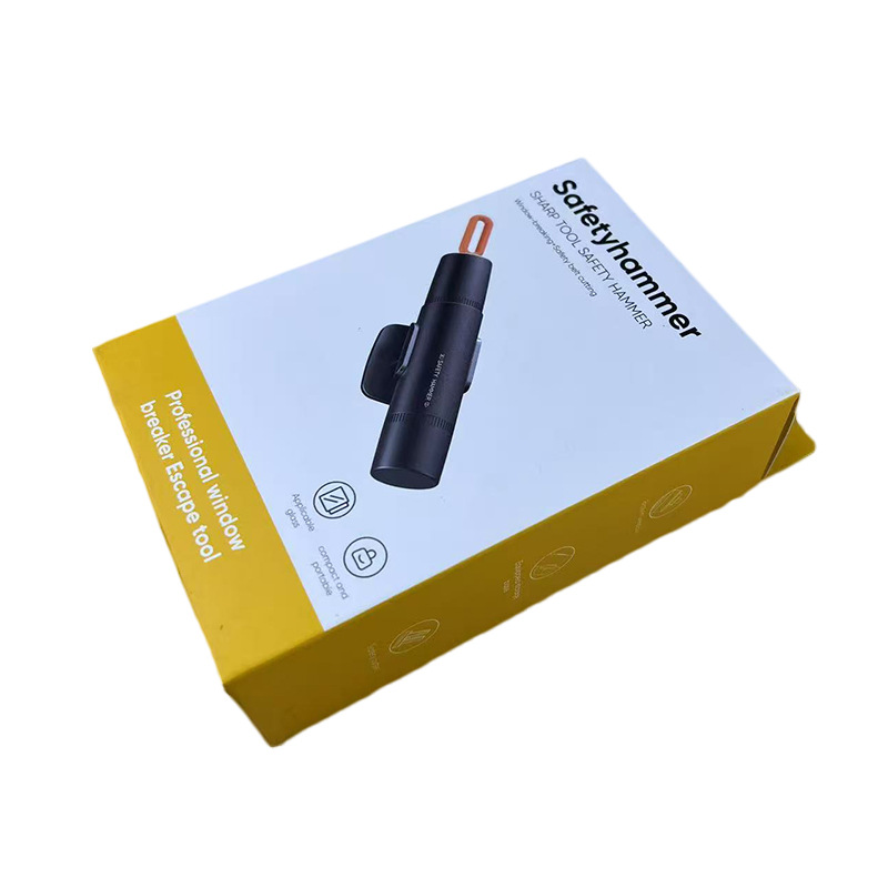 Car Safety Hammer Cross-Border Mini Car Window Breaker Four-In-One with Cutter Multifunctional Emergency Survival Hammer