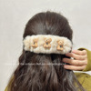 Demi-season Japanese cute cartoon hairgrip, hairpins, hair accessory, with little bears, simple and elegant design