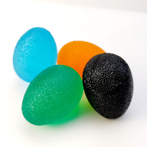 Grip Strength Rehabilitation Training Hand Grip Finger Equipment Elderly and Children Hand Strength Silicone Round Grip Trainer Egg-Shaped