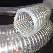 PVC透明硅塑膠塑料軟管 耐低溫透明鋼絲軟管 汽柴油濾油油汽回收