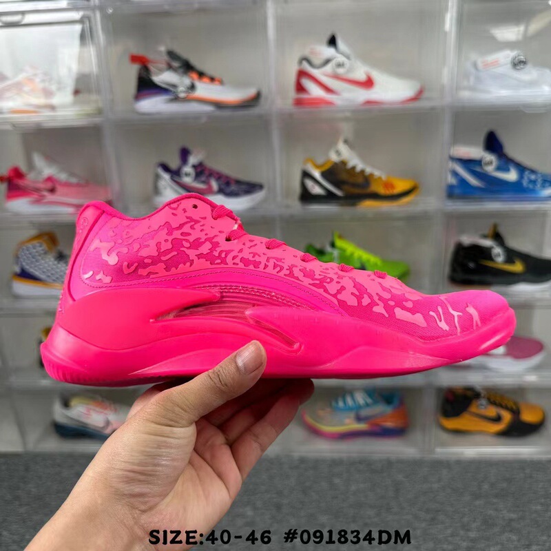 Fat Tiger Zion 3Rd Generation Basketball Shoes Zion2 Forefoot Air Cushion Pink Starting Low-Top Shock-Absorbing Wear-Resistant Men's Dr0675