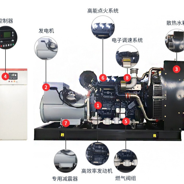 生物质气化发电机组500kw秸秆养殖粪便沼气发电机组热电联产|undefined