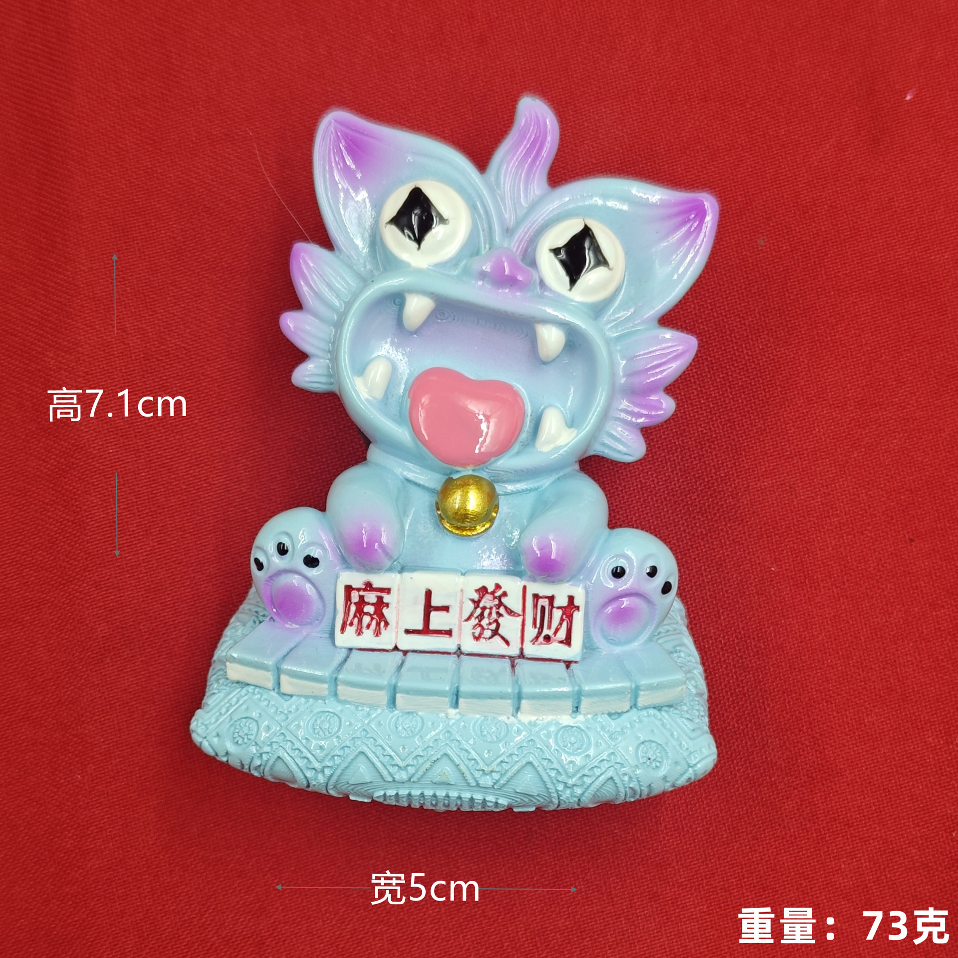 Colorido Yunnan auspicioso gato de azulejos refrigerador pegatinas de turismo conmemorativo PR regalo creativo fábrica de decoración directa image 17