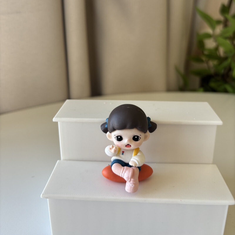 烘焙妹妹系列萌粒改娃手办二创摆件盲盒玩具潮玩diy手工挂件配饰|undefined