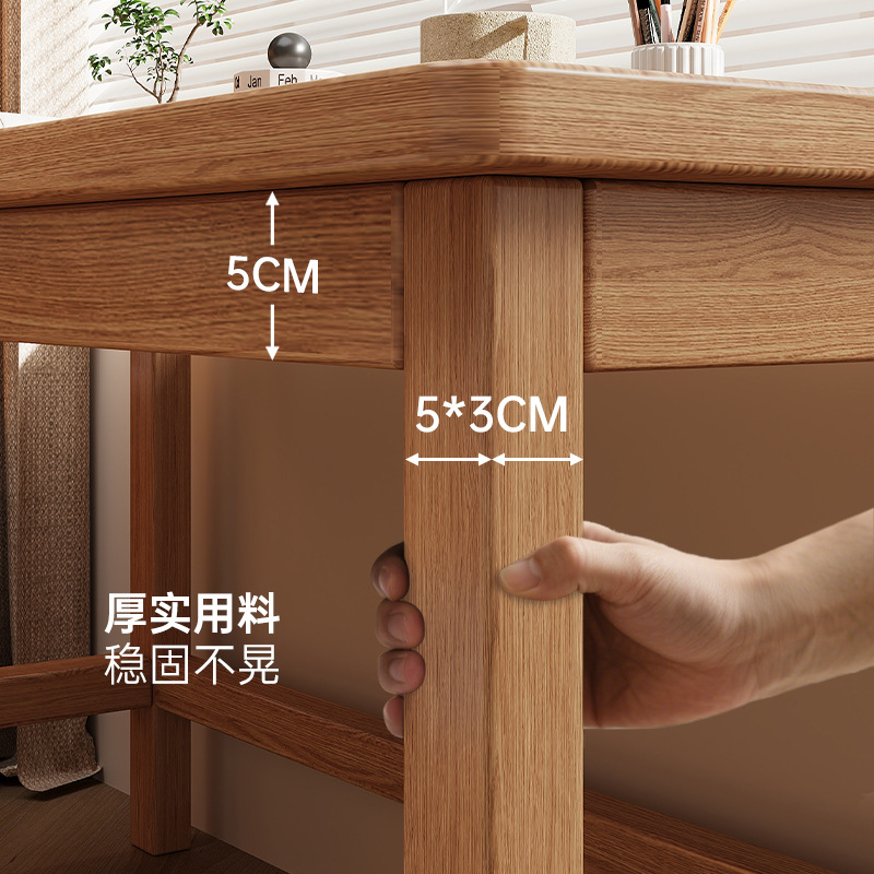 Escritorio de madera maciza dormitorio doméstico mesas de estudio mesas de escritorio pequeñas contra la pared mesas de alquiler mesas de computadora simple