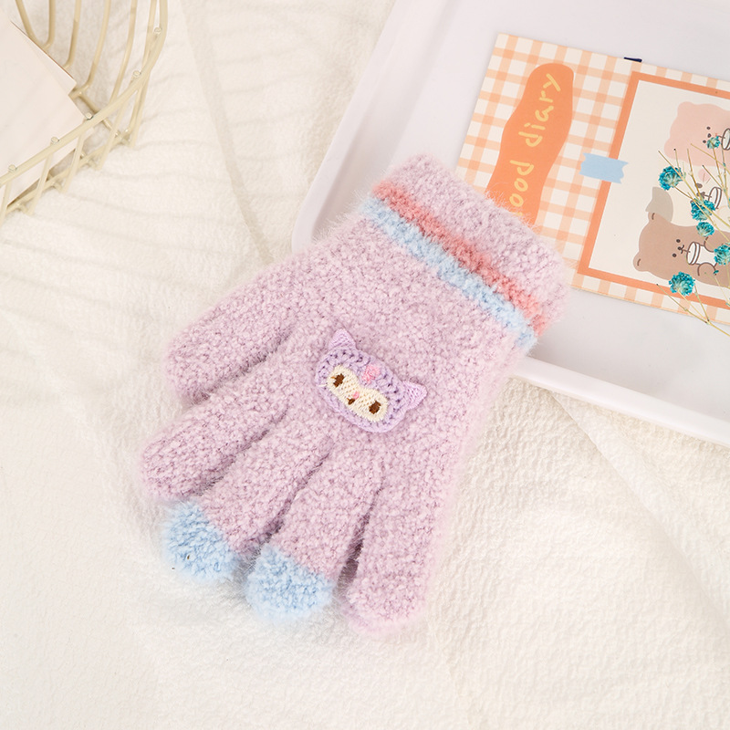 보라색 컬러 블록 옥 개 [2-6세]