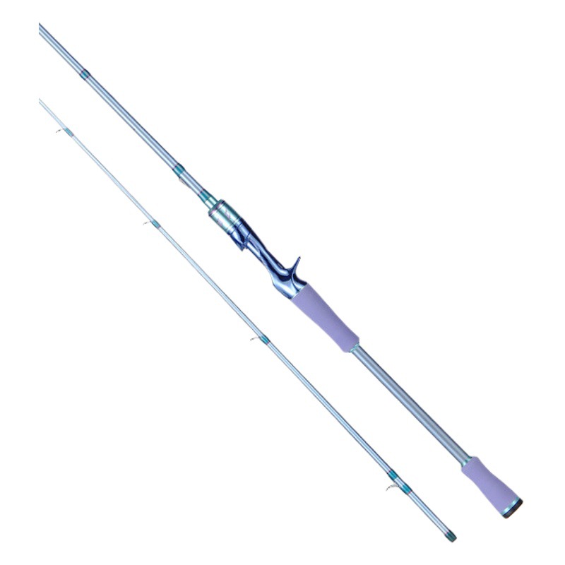 Haut Ton Carbon m Hardness Long-Range Casting Rod General-Purpose Fishing Rod 2.1m Luya Rod Full Set Wholesale Electroplated Fishing Rod