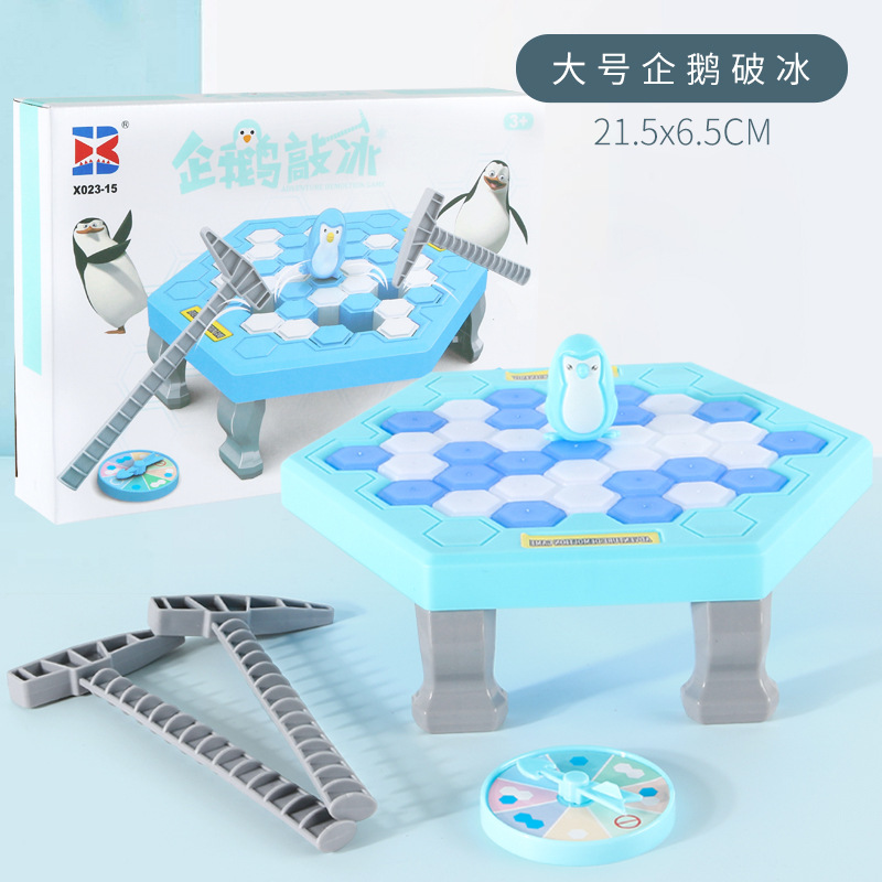 Pingüino romper el hielo Divertido juego multijugador de escritorio para niños guardar pingüino vencer Ice Cube guardar pingüino juguete al por mayor