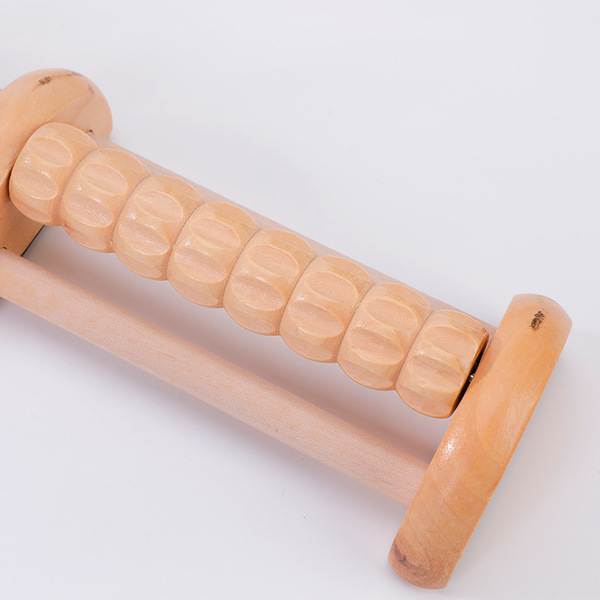Solid wood simple single -row bottom massage device Foot wood…