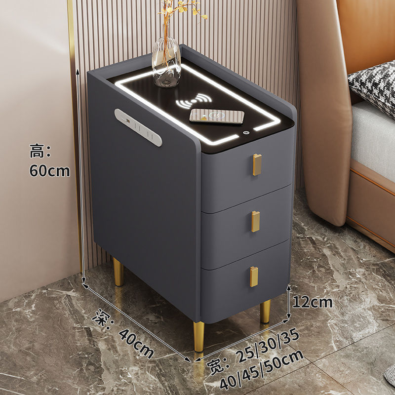 다크그레이 + 3색조명 + 무선충전 + 멀티탭