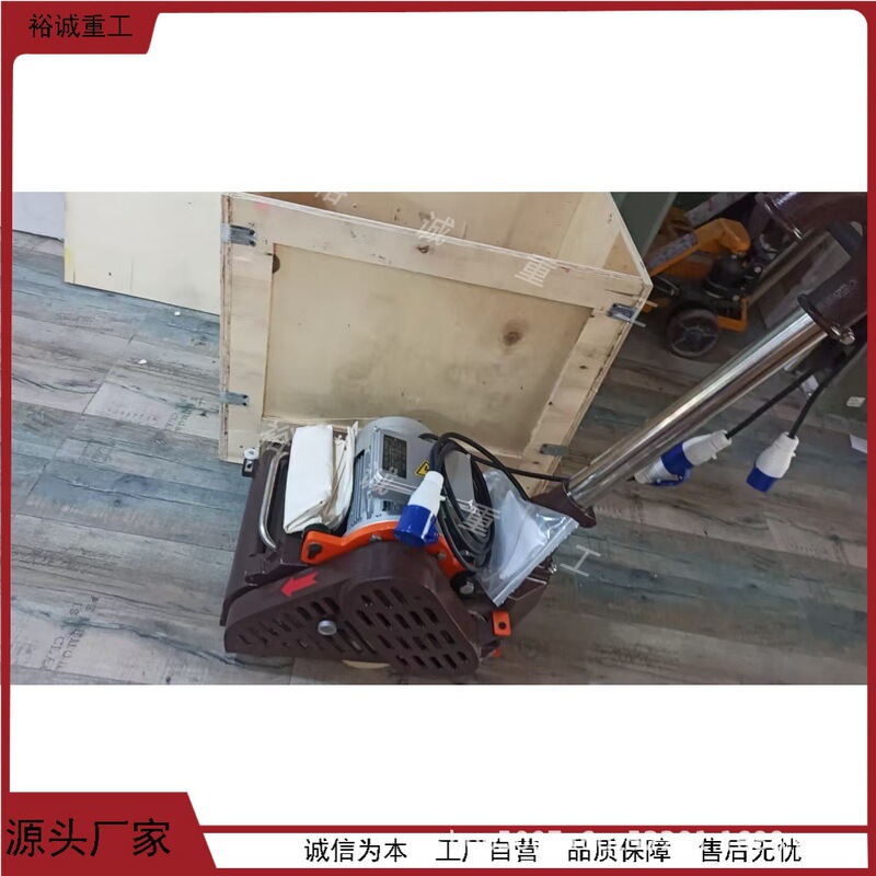 Hand-push wood floor sander, dust-free sanding machine, floor renovation and polishing machine, floor scratch repair and sanding equipment