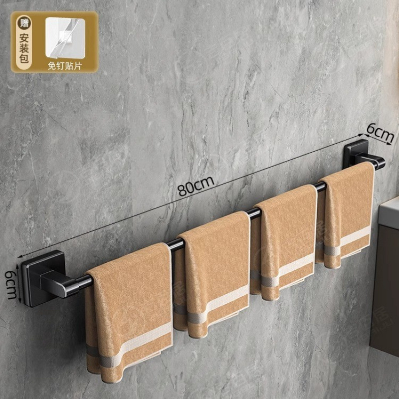 Toallero de Baño de Pared de Aleación de Aluminio con Almacenamiento image 24