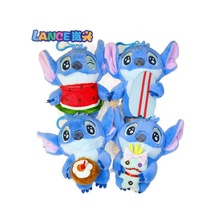 4寸【西瓜史迪】现货10CM公仔机抓机娃娃毛绒玩具原创网红文创伴