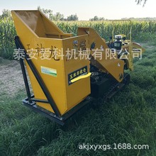 山地丘陵地带收割机秸秆粉碎还田单行背负式升降割台带扒皮功能