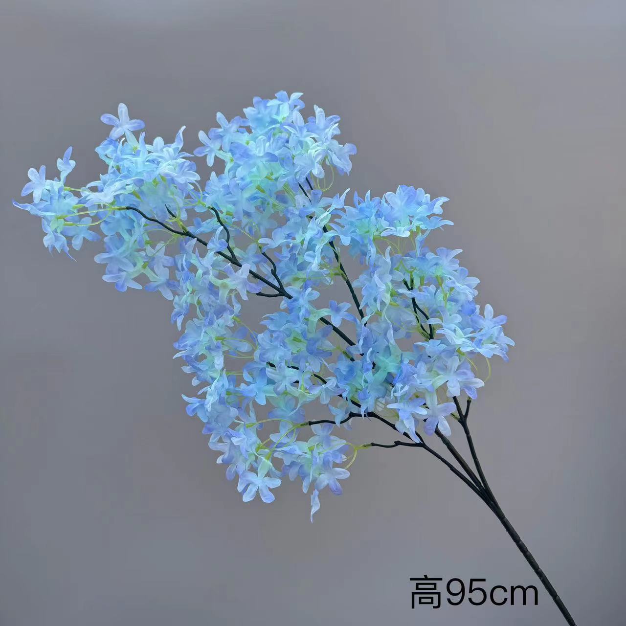 파란색