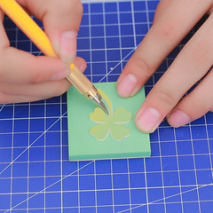 Japanese OLFA Airline Yellow Pen Knife Craft Knife Paper Cutting Model Cutting Carving Knife AK-5/30 Blade Pack