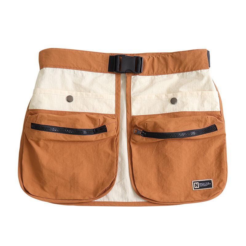 Amazon impermeable multifunción multibolsillo riñonera gran capacidad cremallera running outsourcing delantal maquillador y maquillaje