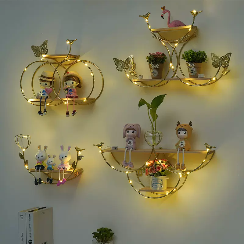 创意水培置物架北欧风墙上装饰壁挂客厅卧室房间餐厅布置门口收纳