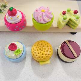 新款仿真蛋糕食玩树脂配件diy厨房装饰可爱冰箱贴材料混款批发