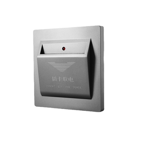 Manufacturer customized hotel card power switch B&B 40A induction low frequency high frequency card power switch panel