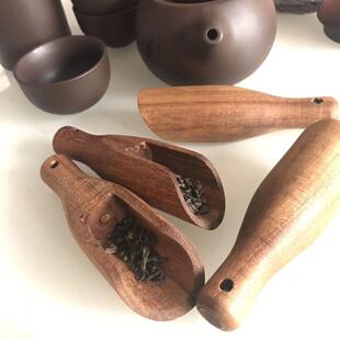 Чайный сервиз из натурального дерева домашнего использования, чай, деревянная мерная ложка