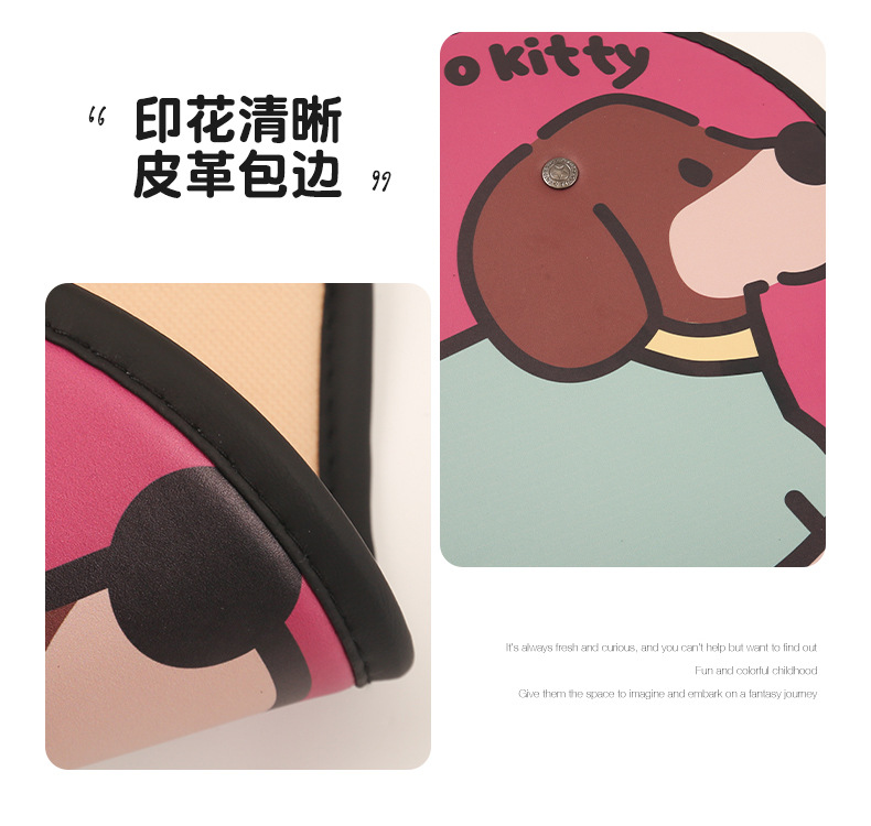 Women's Cute Cartoon Kitten Car Seat Back Anti-Kick Pad Car Seat Back Anti-Fouling Pad Rear Anti-Dirty Pad