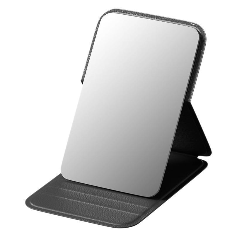 Ins espejo pequeño simple y de alto valor espejo de maquillaje portátil espejo de maquillaje dormitorio de estudiantes espejo plegable mini espejo portátil