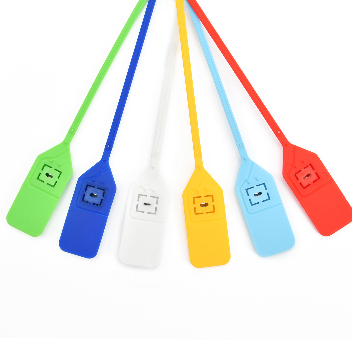 Disposable plastic lead seal, plastic sealing strip, tag, cable tie, container lead seal, anti-theft seal, logistics seal, 38cm