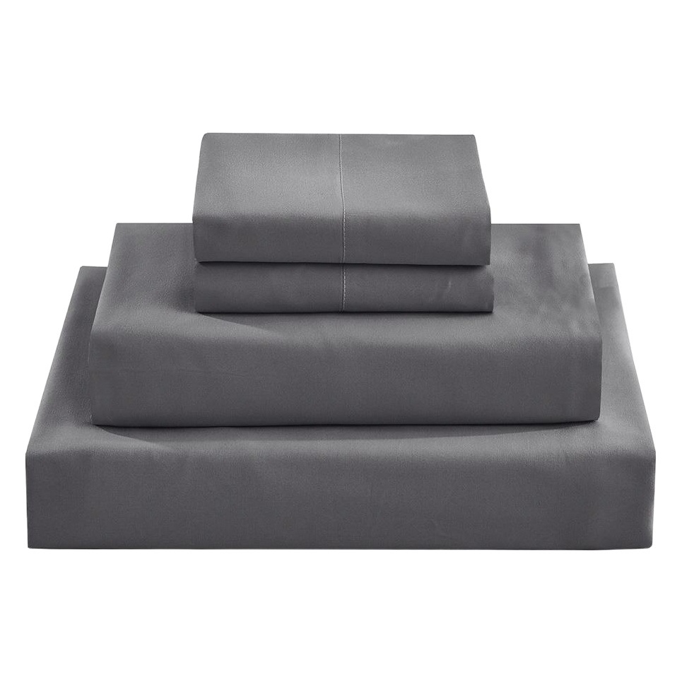 Textiles para el hogar transfronterizos Amazon ebay85g cepillada hoja de cama sábana ajustable clip de comercio exterior de cuatro piezas sábana funda de almohada