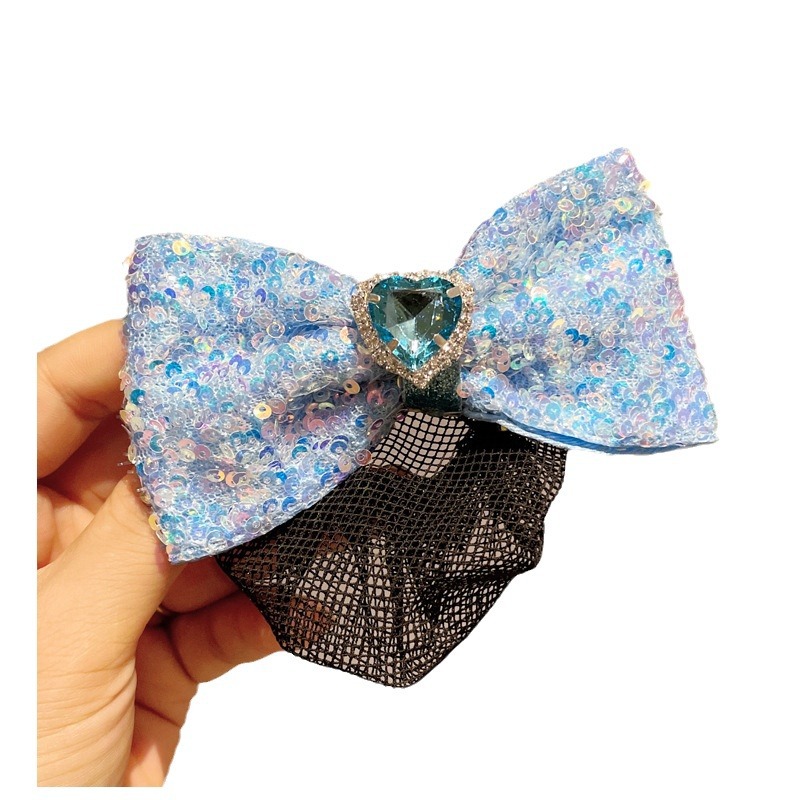 Clip de resorte para niños arco rosa clip de cabello para niñas bailar disco de cabello artefacto bola bolsillo de cabello accesorios para el cabello