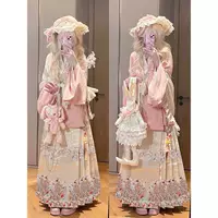 Женская короткая рубашка Han-Yang в стиле Лолиты Hanfu с перекрестным воротником, рукавами пипа и юбкой мамиан Han-Yang в стиле эклектика осень и зима другое.