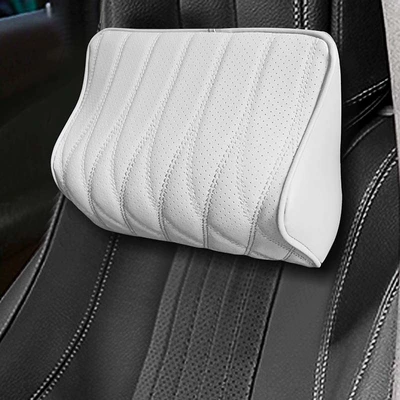 Car Cushion Light Luxury Increased | Seat cushion, seat cover - neck-pillow-high-white