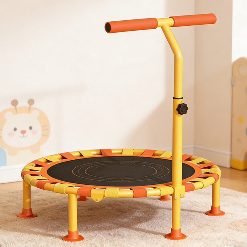 Indoor Trampoline for Children, Foldable Bed, Anti-Rollover, Baby Bounce Bed, Cross-Border Custom-Made Bouncing Trampoline