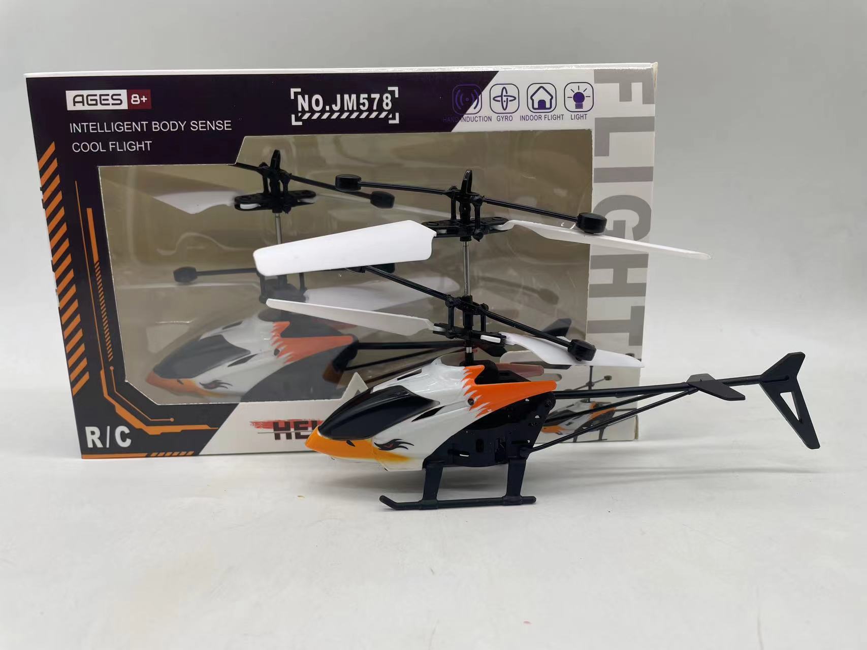 Fábrica de dos canales de control remoto helicóptero de inducción suspensión aviones juguetes eléctricos para niños Comercio exterior al por mayor