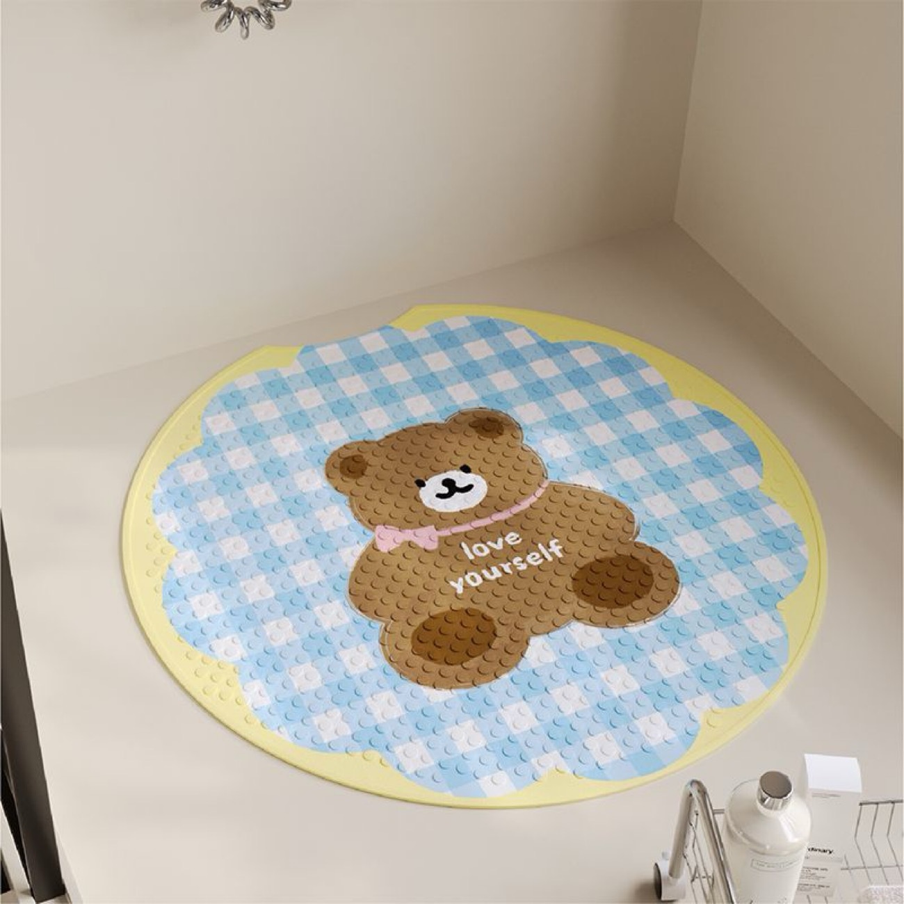Bathroom Non-Slip Mat, Shower Bath Tub, Bathroom Toilet, Waterproof Foot Mat, Household Floor Mat, Door Mat