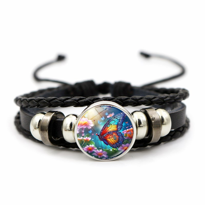 Polyurethane universal retro woven bracelet for men and women…
