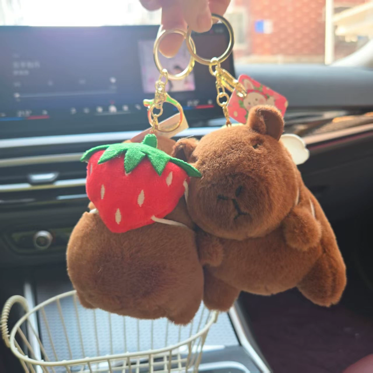 Новая Капибара маленькая подвеска капибары плюшевая игрушка брелок тряпичная кукла