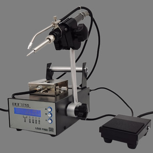 DKT-375S digital display automatic soldering machine Electronic soldering station desktop soldering iron manual pedal spot soldering machine