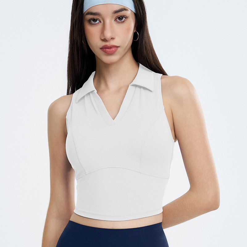 Taza fija cojín de pecho deportivo ropa interior entrenamiento femenino acondicionamiento físico ropa exterior correr ejercicio de salto antichoque chaleco de yoga elástico