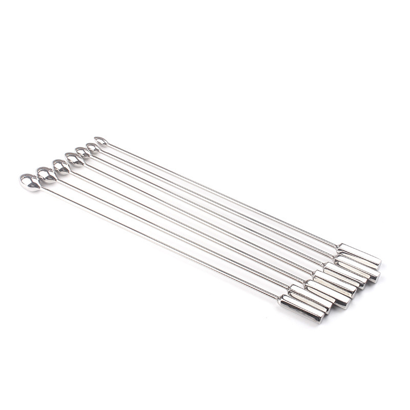 Stainless Steel Urethral Dilator Stick, 23 cm Long Metal Horse Eye Wand, Manual Male Sound — detail image 4