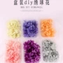 盒装手工干花团扇花环