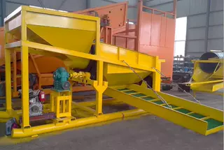 鲁浩产重型砂金滚筒筛用于砂金矿石的洗涤和筛选。