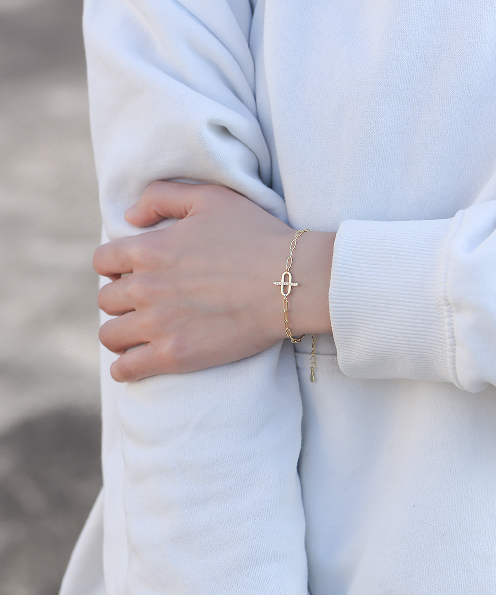 925 Sterling Silver Bracelets Original Design Simple Style display picture 1