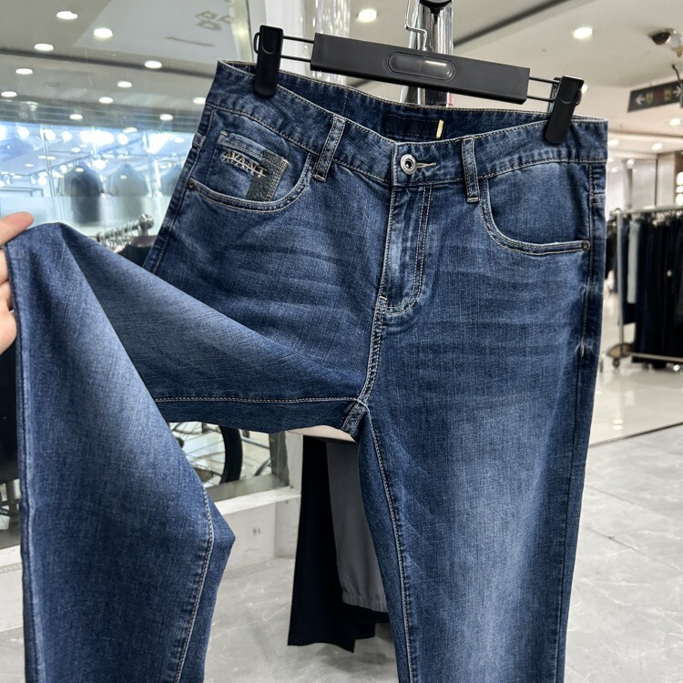 【Hai Che Guan Discount】Quality Special Price! Ice-Feel Pants! Summer Breathable Clearance Men's Light Blue Jeans