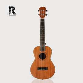 Rus-01 26寸尤克里里 ukulele乌克丽丽四弦琴小吉他全沙比利 包边