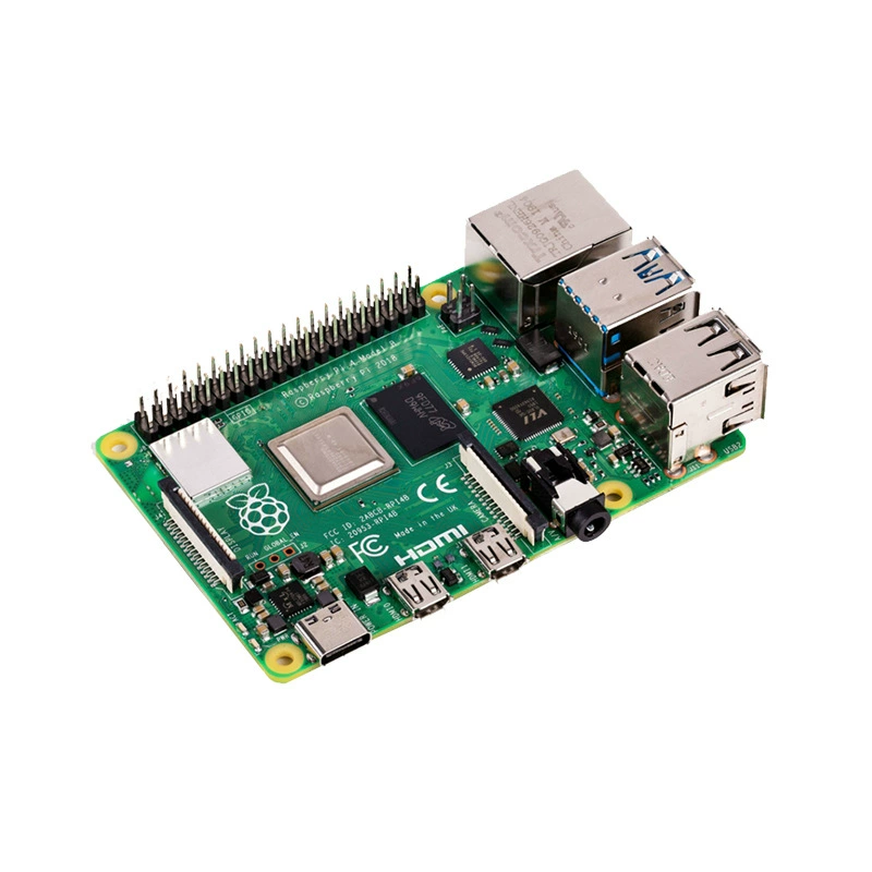 Плата разработки Raspberry Pi 4 поколения B 2G, материнская плата 4B для программирования и AI