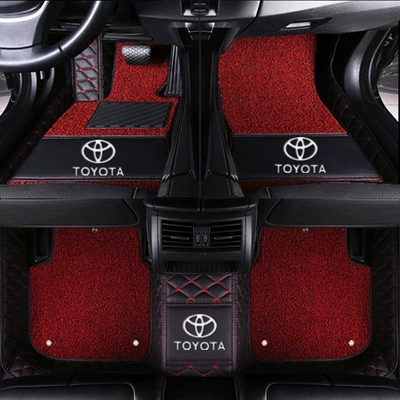 Ayaqaltılar (Kovriklər) – floor mats - cruze-double-layer-black-and-red-black-and-red-silk-loop