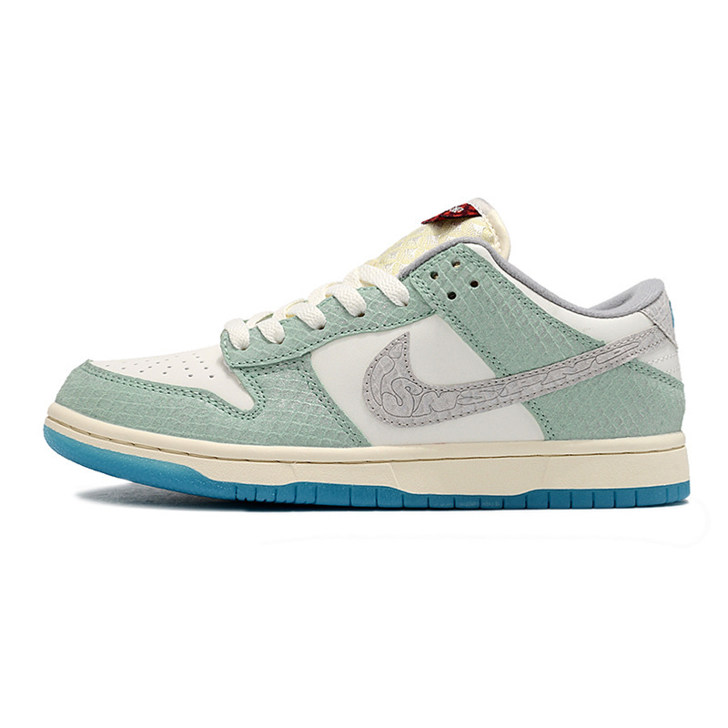 Naik oficial dunk sb Green Apple Low-top AJ1 Air Force One AF Putian Shoes Zapatos para hombres y mujeres Deportes para estudiantes Pure Original